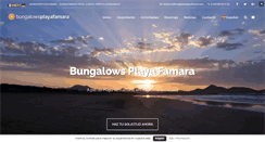 Desktop Screenshot of bungalowsplayafamara.com